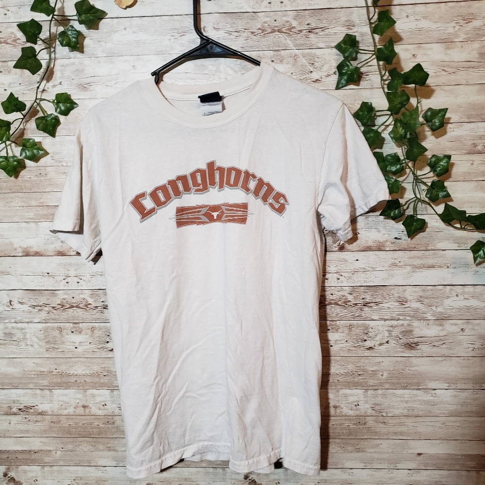OVB Texas Longhorns Short Sleeve Shirt Old Varsity Brand Womens Small Football